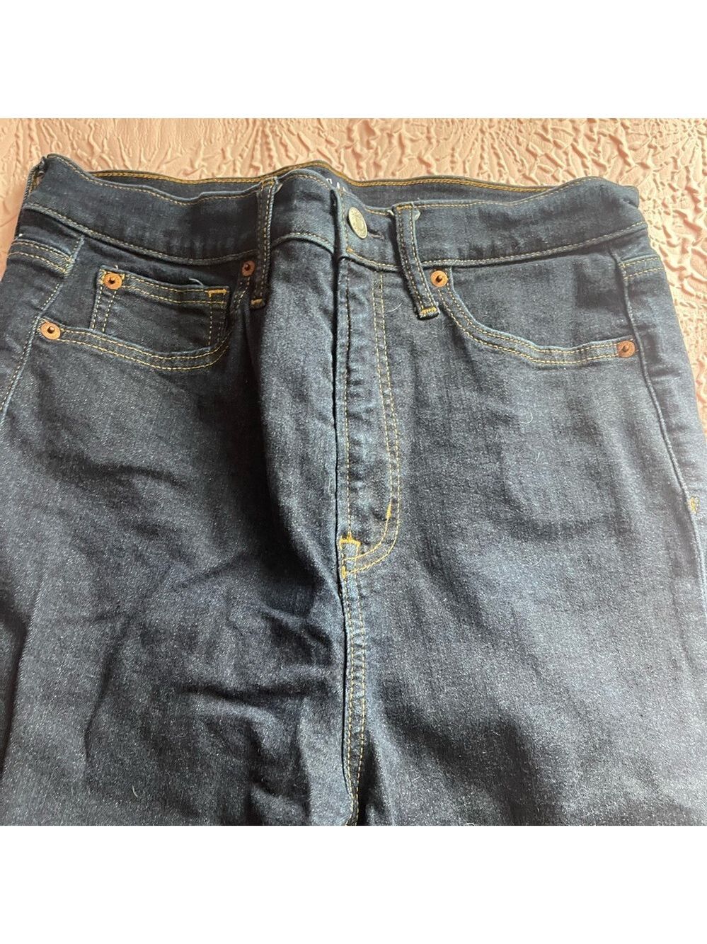 Dark Wash Skinny Leg Jeans - Picture 2 of 4